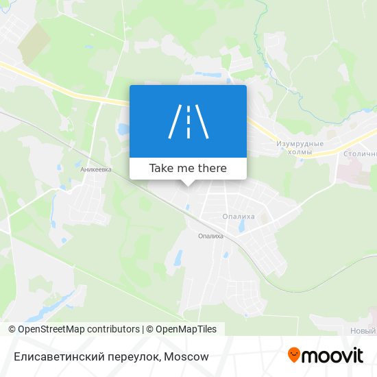 Елисаветинский переулок map