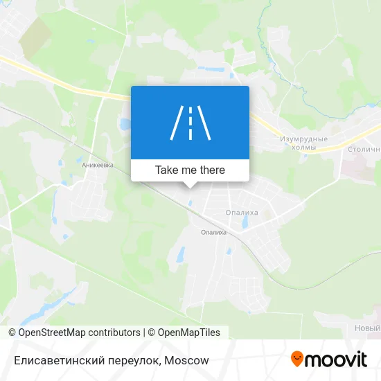 Елисаветинский переулок map