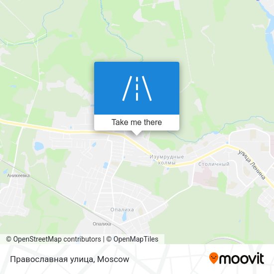 Православная улица map