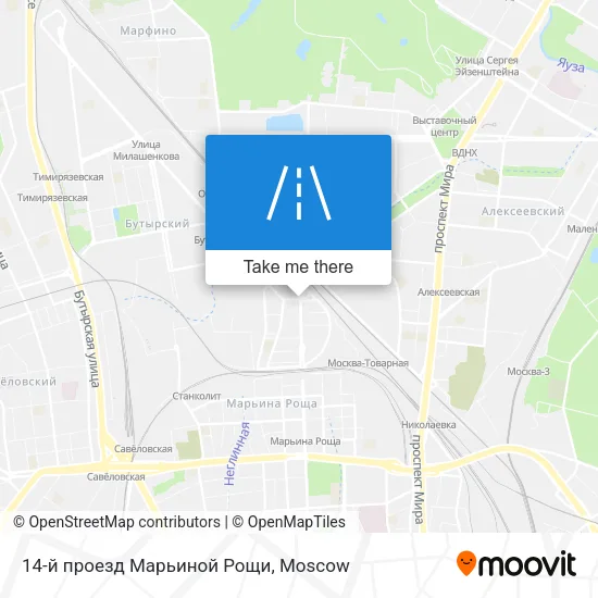 14-й проезд Марьиной Рощи map