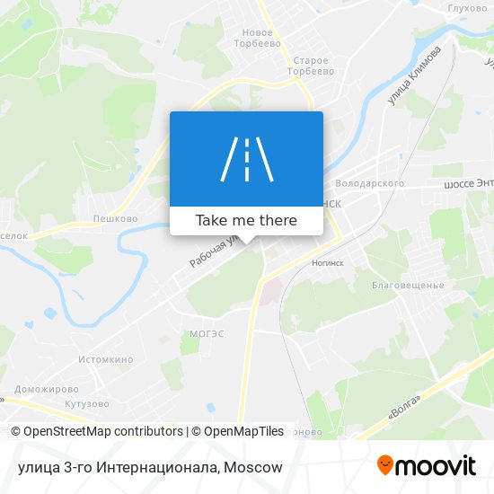 улица 3-го Интернационала map