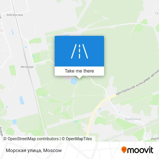 Морская улица map