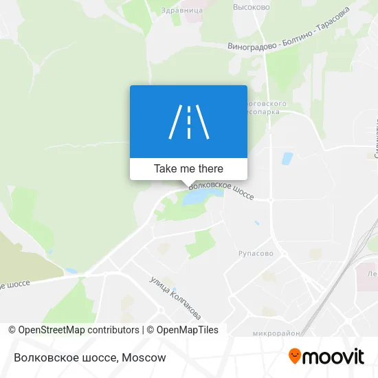 Волковское шоссе map