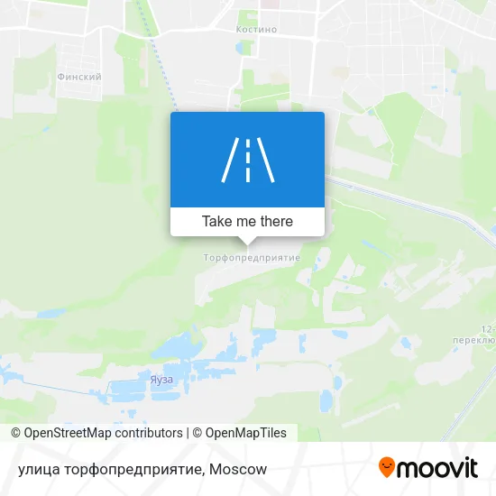 улица торфопредприятие map
