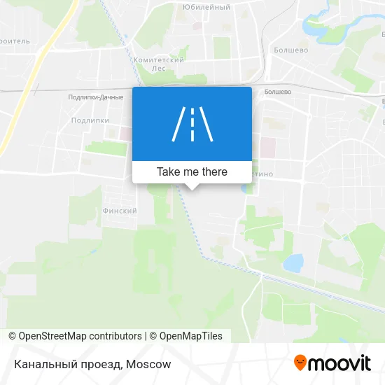 Канальный проезд map