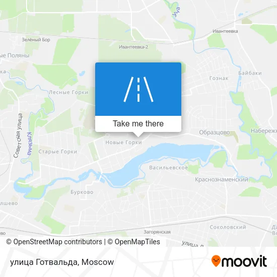 улица Готвальда map