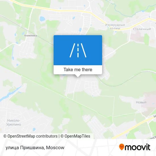 улица Пришвина map