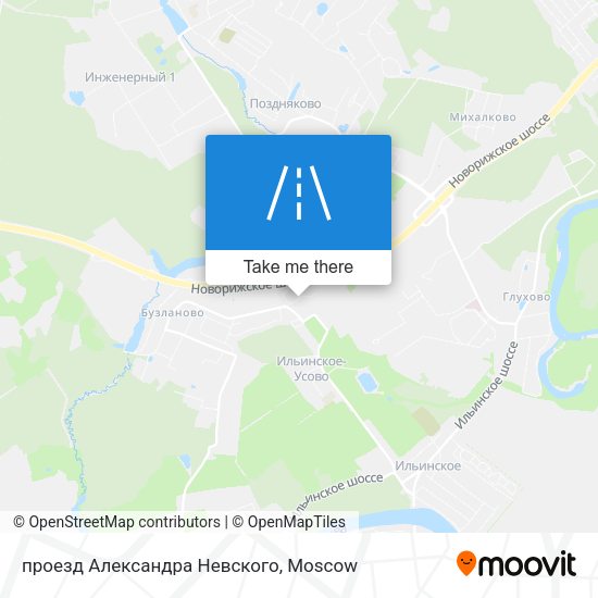 проезд Александра Невского map