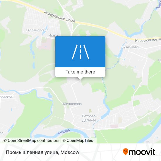 Промышленная улица map