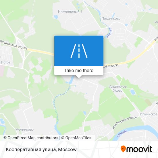 Кооперативная улица map