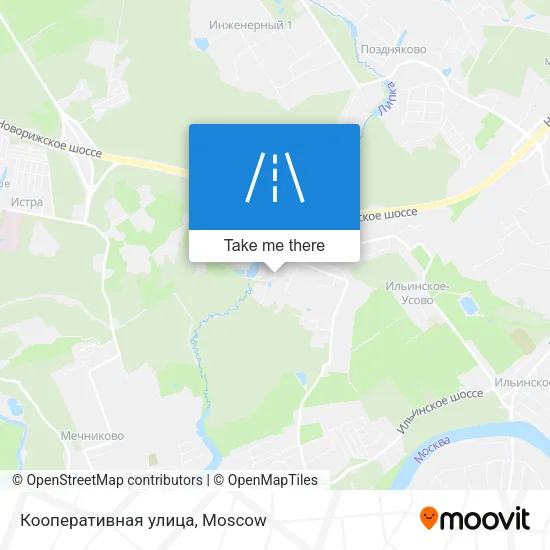 Кооперативная улица map