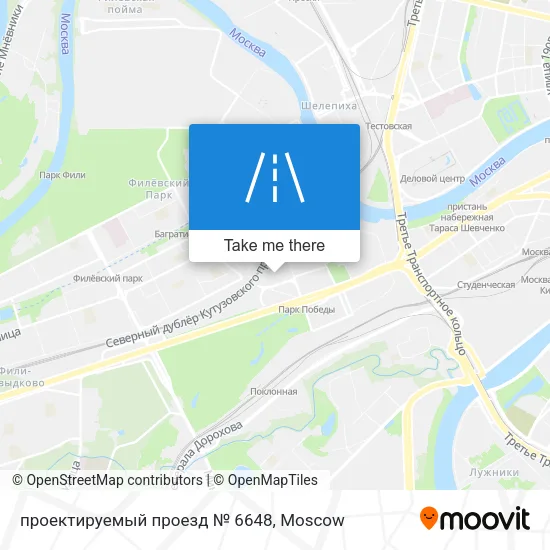 проектируемый проезд № 6648 map