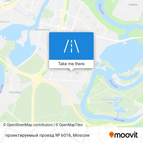 проектируемый проезд № 6016 map