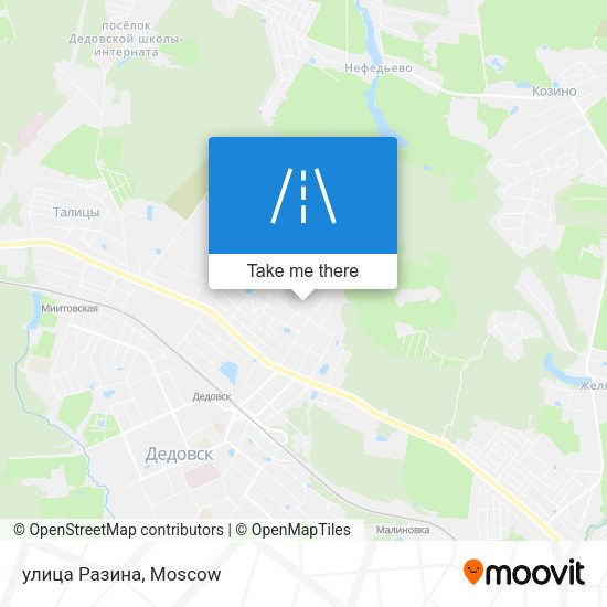 улица Разина map