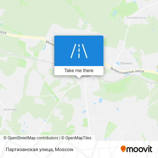 Партизанская улица map