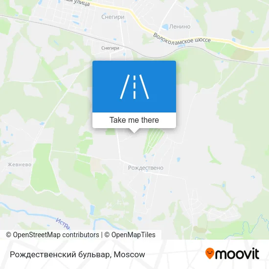 Рождественский бульвар map