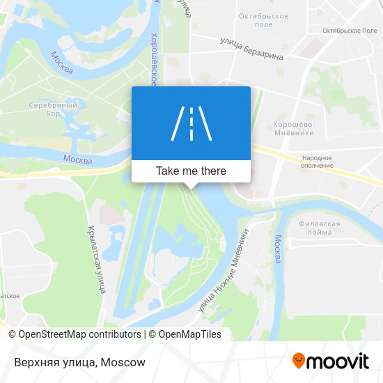 Верхняя улица map