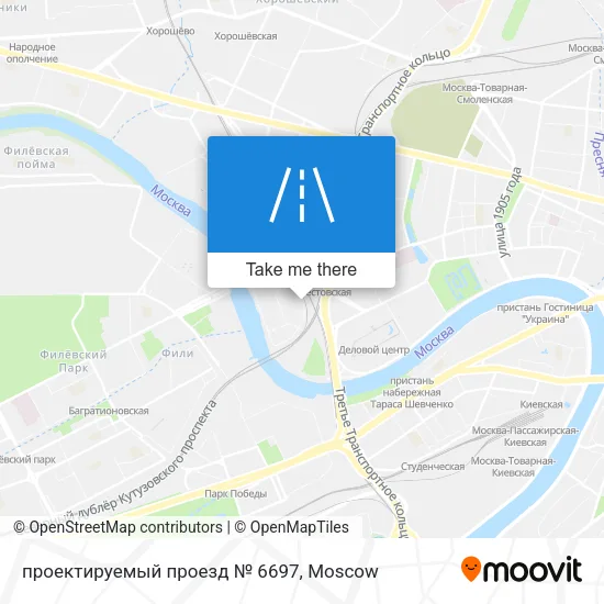 проектируемый проезд № 6697 map