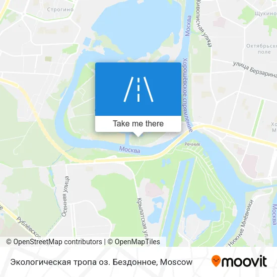 Экологическая тропа оз. Бездонное map