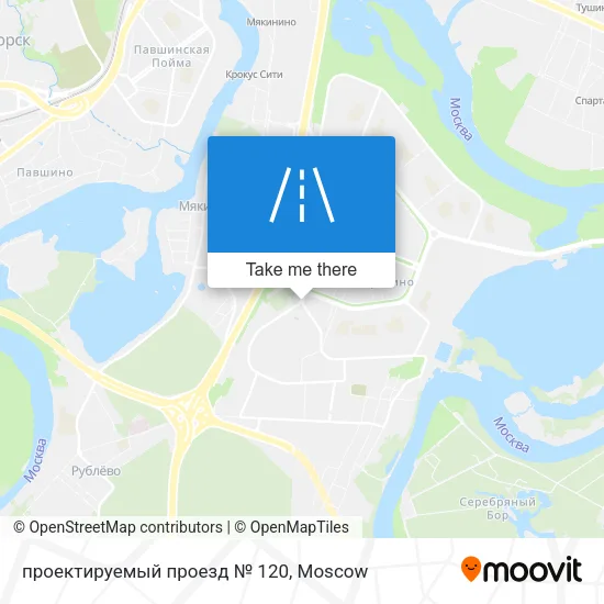 проектируемый проезд № 120 map