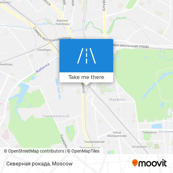 Северная рокада map