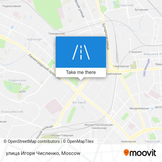 улица Игоря Численко map