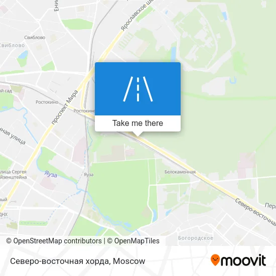 Северо-восточная хорда map
