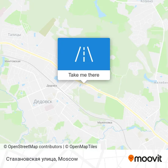 Стахановская улица map