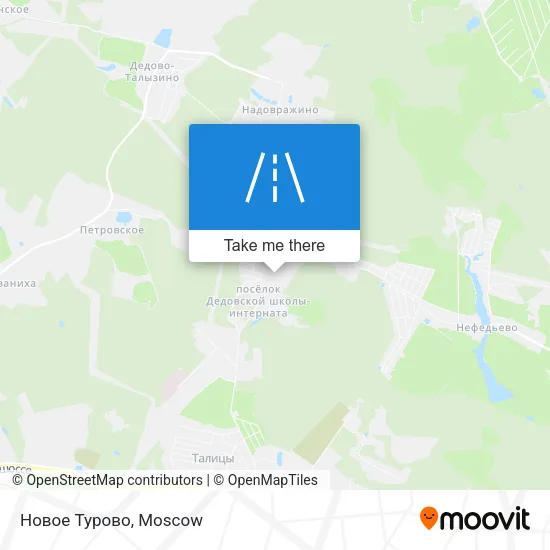Новое Турово map