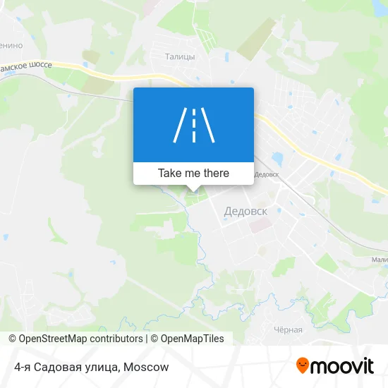 4-я Садовая улица map