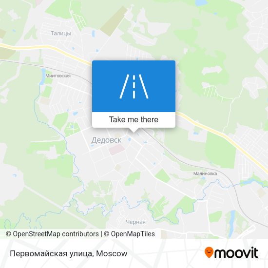 Первомайская улица map