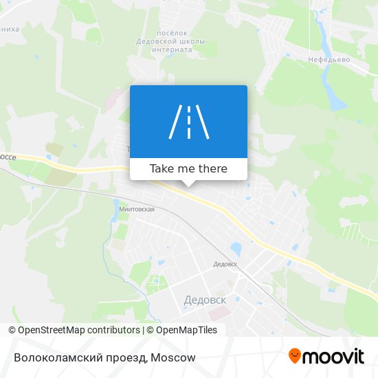 Волоколамский проезд map