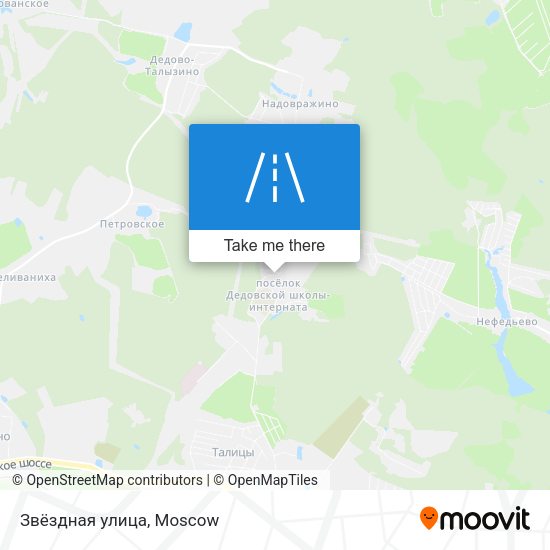 Звёздная улица map
