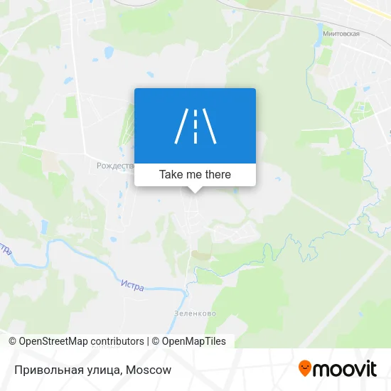 Привольная улица map