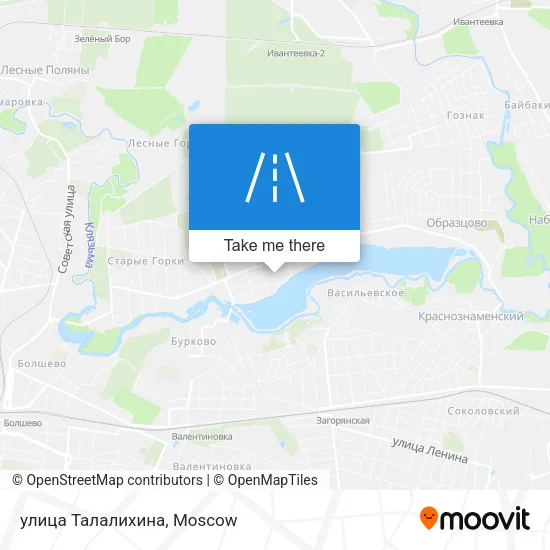 улица Талалихина map