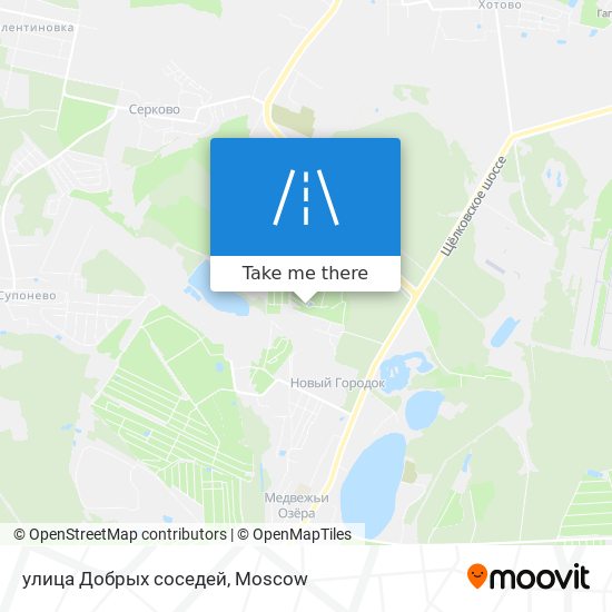 улица Добрых соседей map