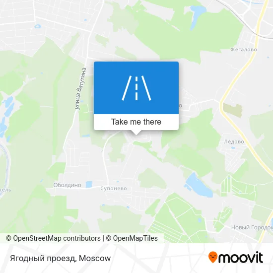 Ягодный проезд map