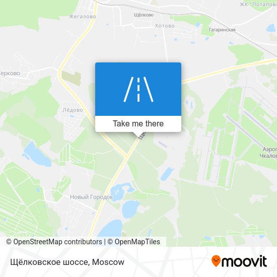 Щёлковское шоссе map