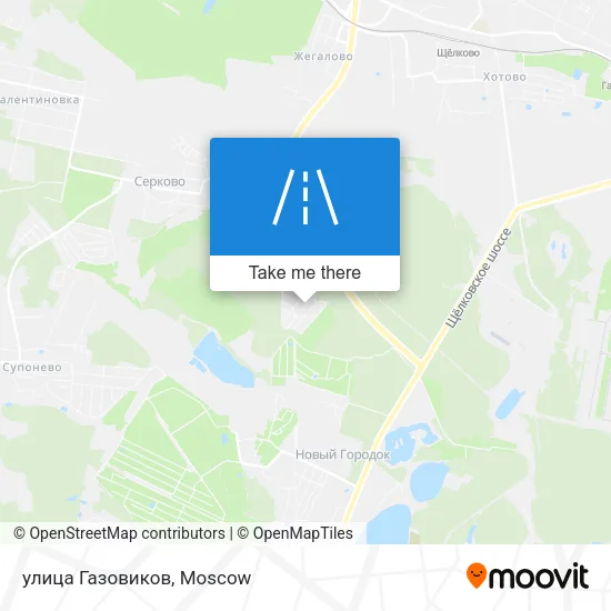 улица Газовиков map
