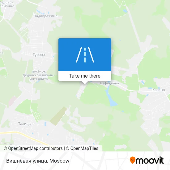 Вишнёвая улица map