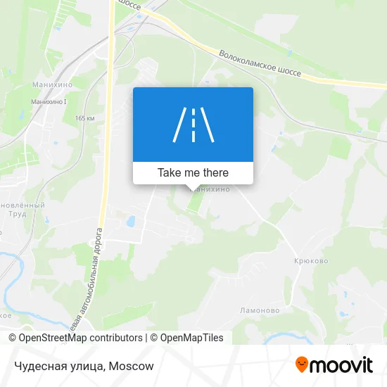 Чудесная улица map