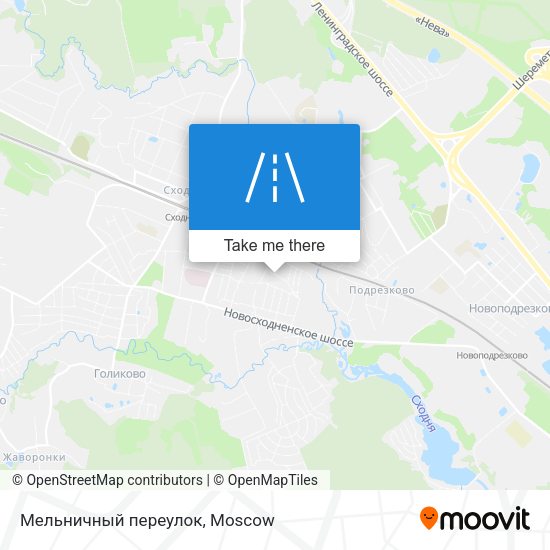 Мельничный переулок map