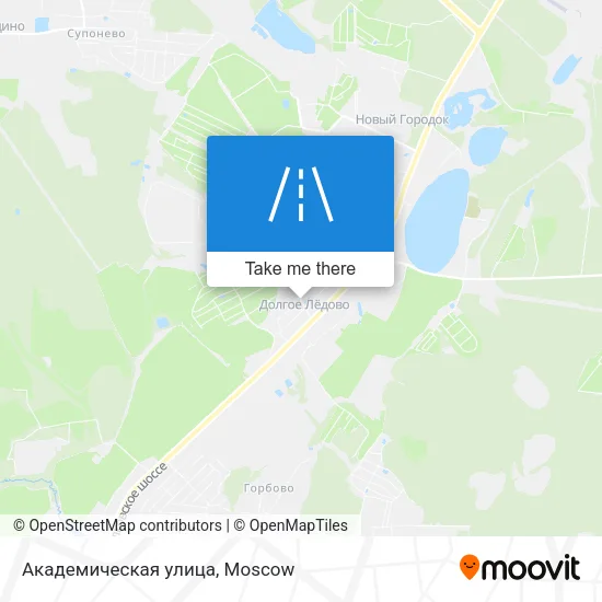 Академическая улица map