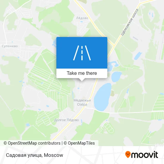 Садовая улица map