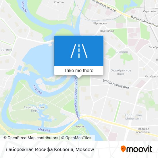 набережная Иосифа Кобзона map