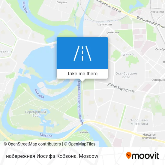 набережная Иосифа Кобзона map