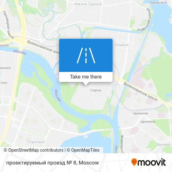 проектируемый проезд № 8 map