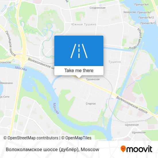 Волоколамское шоссе (дублёр) map