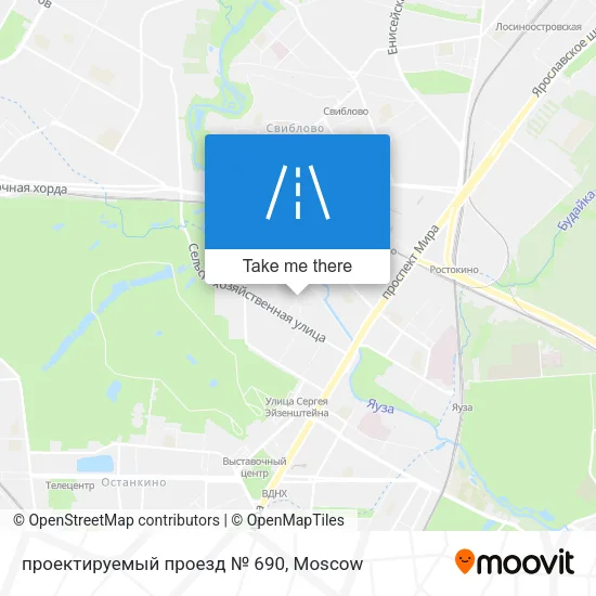 проектируемый проезд № 690 map