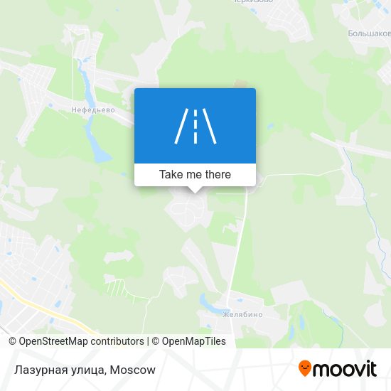 Лазурная улица map